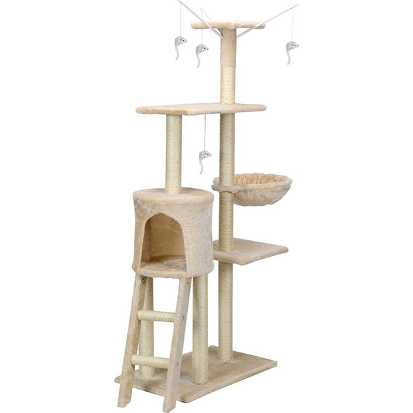 Funfit Drapak dla kota XL z zabawkami (1610)
