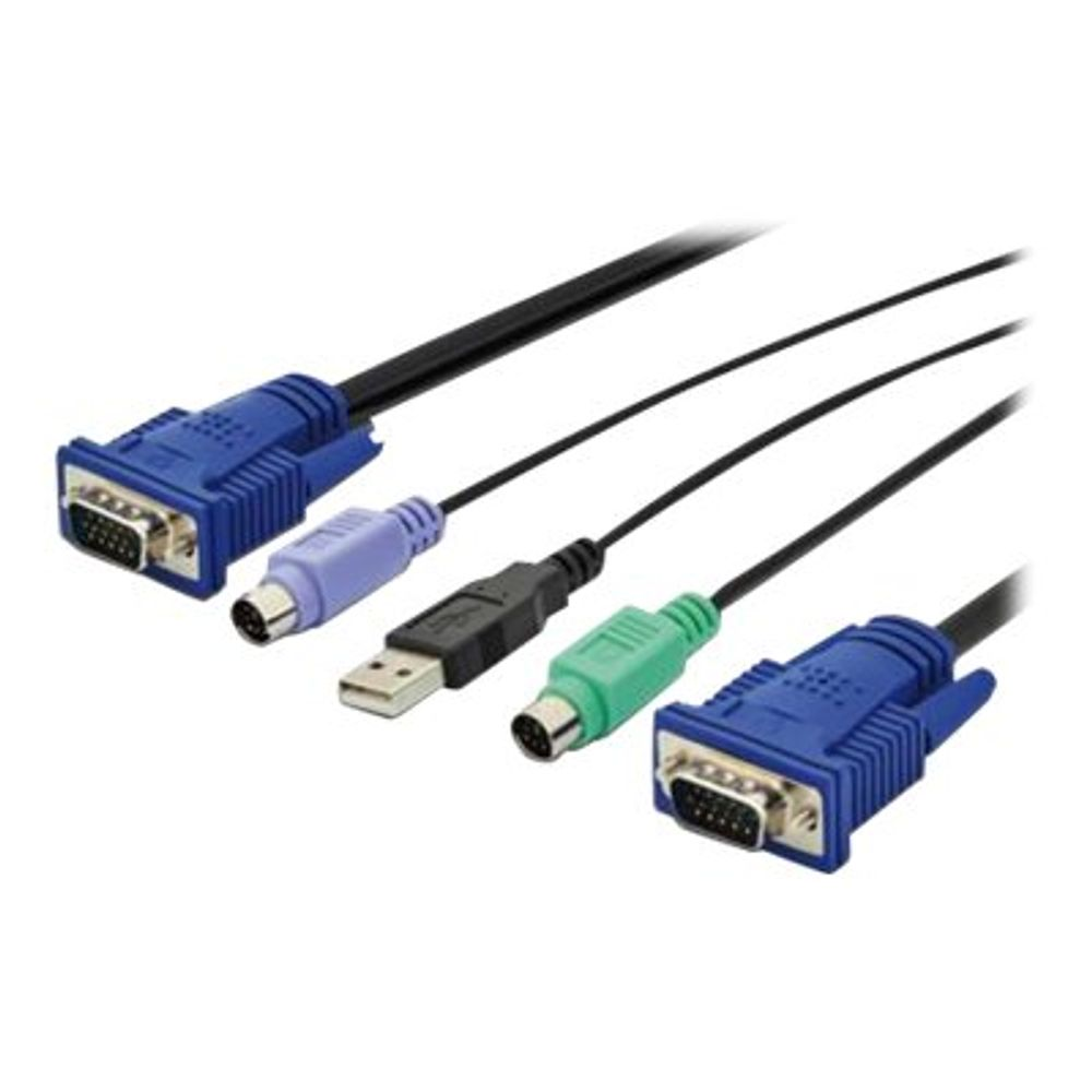 Digitus KVM Cable-Set,VGA,PS/2-Mouse,PS/2-Keyboard, USB (DS-19231)
