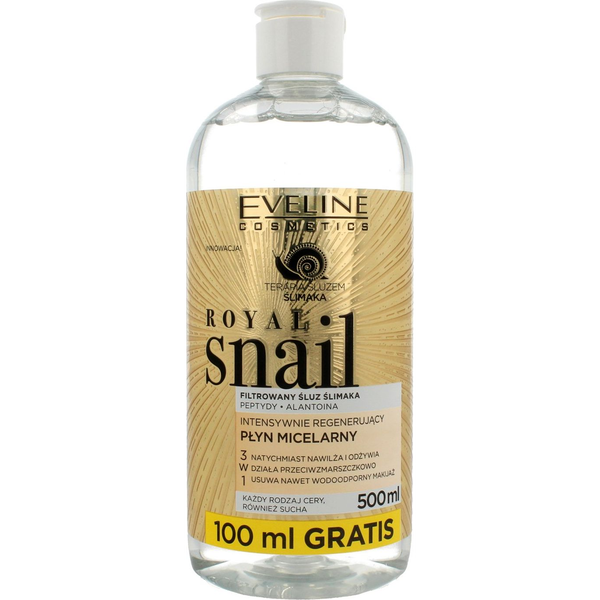 EVELINE COSMETICS Royal Snail 3-in-1 Micellar Water 500 ml