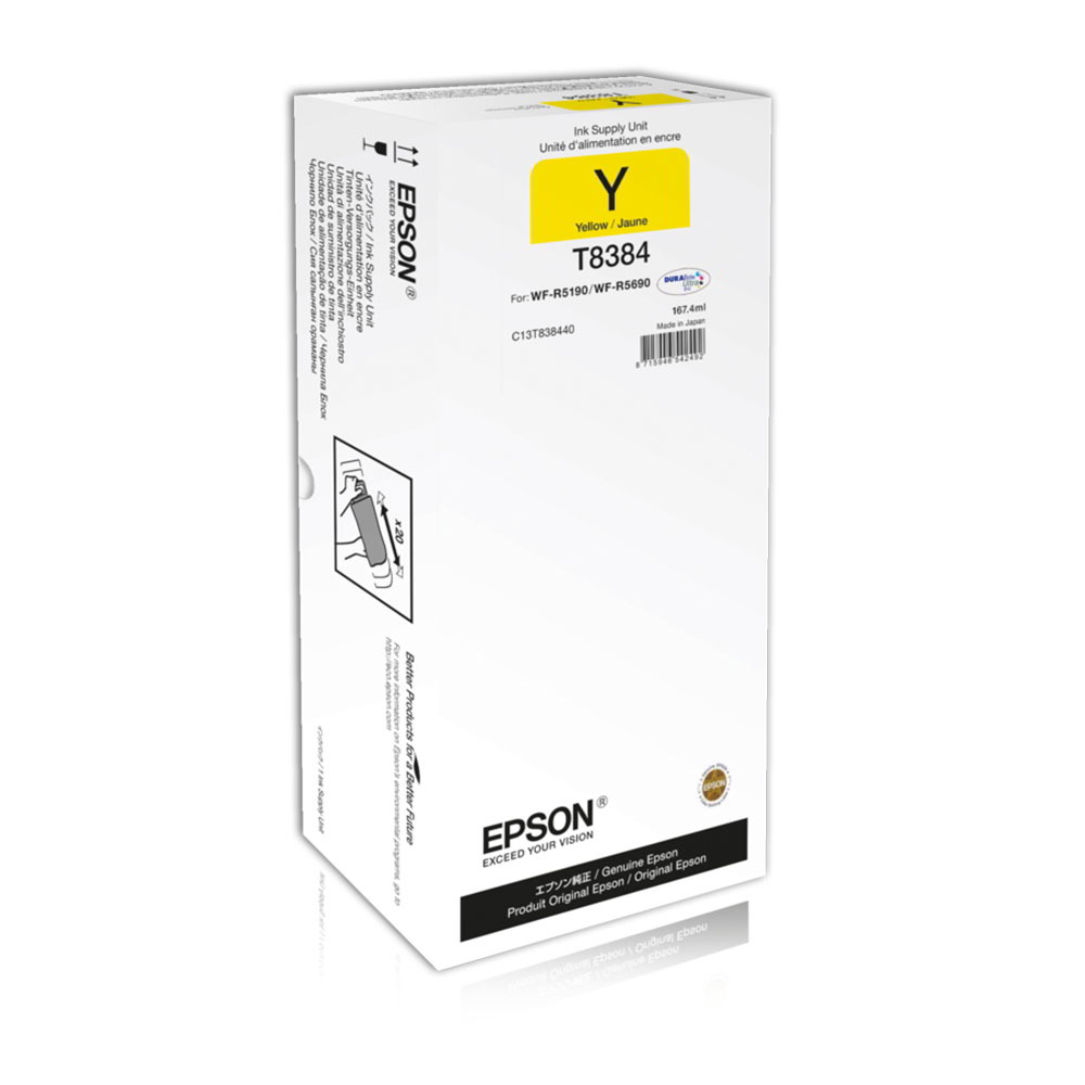 Epson T8384 atramentová náplň 1 kusov Originál Žltá (C13T838440)
