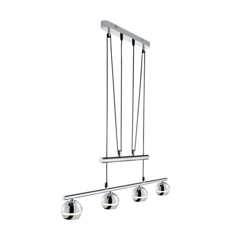 Trio 328210406 Baloubet 4W 350lm 3100K függesztett lámpatest króm (t328210406)