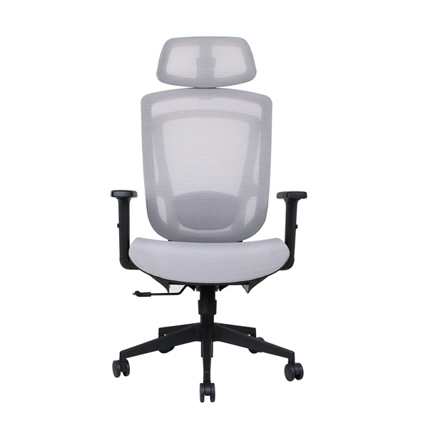 IRISOffice Nimbus szürke ergonómikus, szövet-hálós irodai forgószék fej és háttámasszal (NIMBUS SZÜRKE)