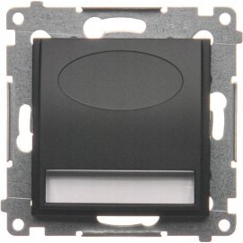 Kontakt-Simon Simon 54 Oprawa oświetleniowa LED 14V DC 0.42 W białe ciepłe 3100 K czarny mat !Wymagany zasilacz 14V DOS14.01/49