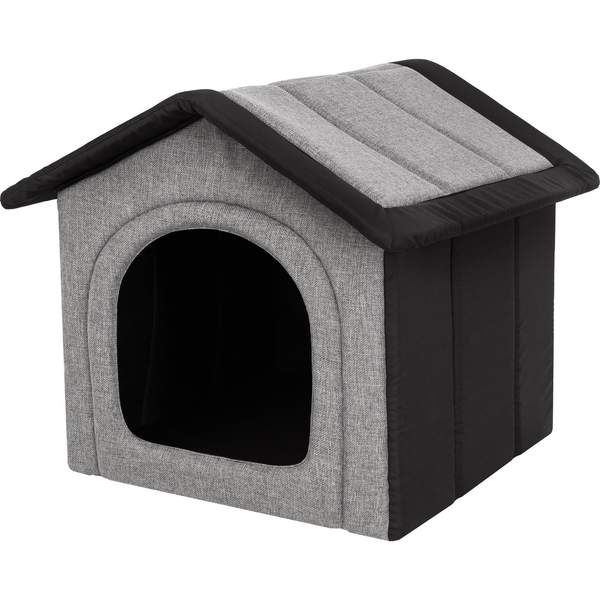 Hobbydog Guolis-būda Hobbydog Inari Light Grey Black, 44x38 cm