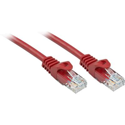 Lindy Rj45/Rj45 Cat6 3m netværkskabel Rød U/UTP (UTP)