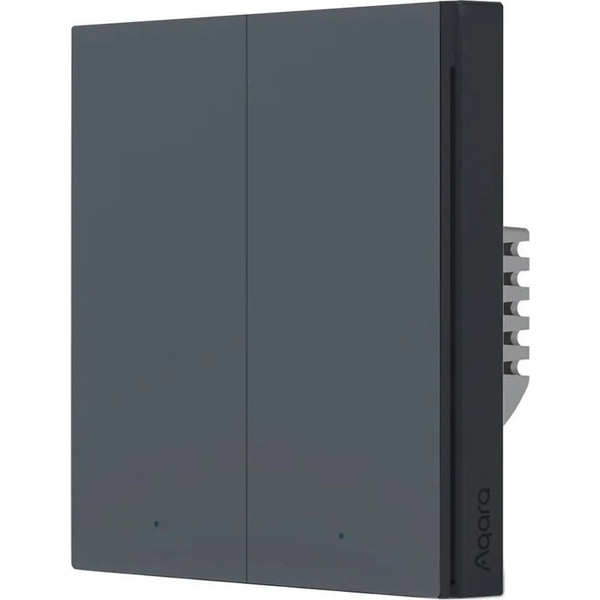 Interruptor De Pared Inteligente H1 (con Neutro, Doble Balancín) - Gris