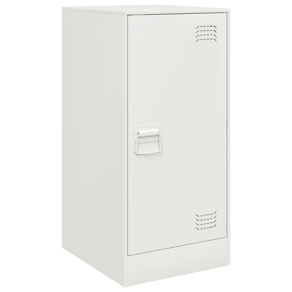 fehér acél tálalószekrény 34,5x39x73 cm (841714)