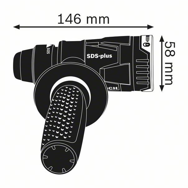 Bosch GHA FC2 Professional Boorkopadapter