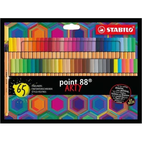 STABILO Point 88 ARTY fijnschrijver Meerkleurig 65 stuk(s)