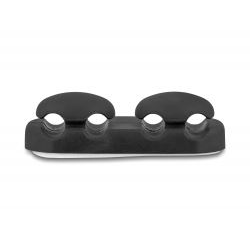 Delock öntapadós kábeltartó 4 bújtatóval, 2db fekete (18445) (delock18445)