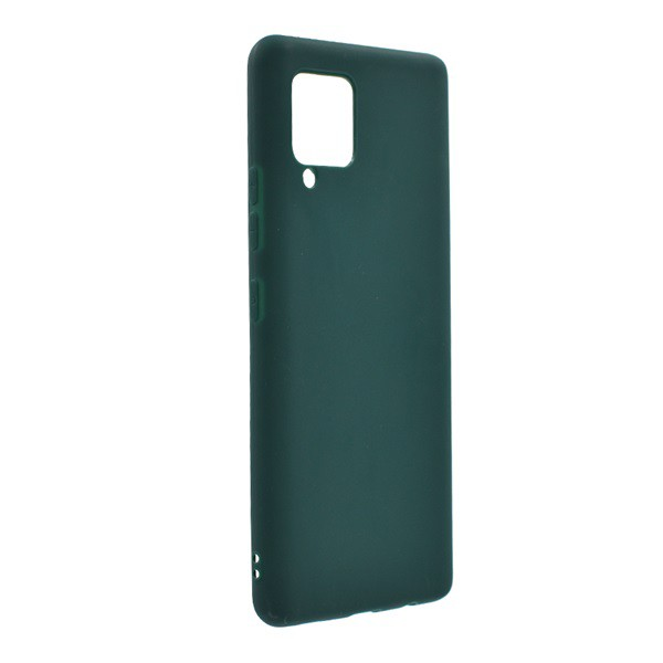 Szilikon telefonvédő (matt) SÖTÉTZÖLD [Samsung Galaxy A42 5G (SM-A425F)] (5996591045559)