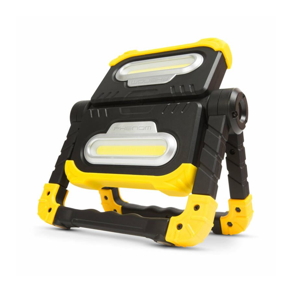 Прожектор LED Phenom 18648, 2x10W, 2x1000 лумена, Регулируема интензивност, USB зареждане 5V, Батерия Li-ion 2x4000 mAh, IP43