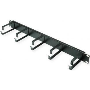 Value 26.99.0310 19 coll Hálózati szekrény előlap 1 ME Fekete