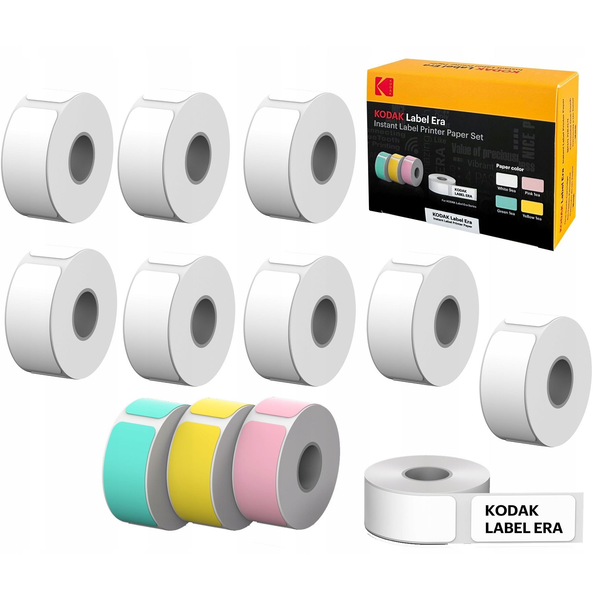 Kodak Label ERA M50 Sticker Label 12 Rollen Set