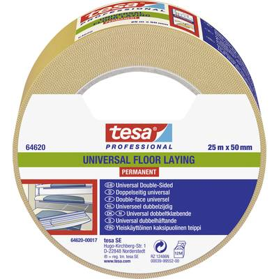 Tesa UNIVERSAL PERMANENT (64620-00017-11) Fektető szalag ® Professional Fehér (H x Sz) 25 m x 50 mm 1 db (64620-00017-11)