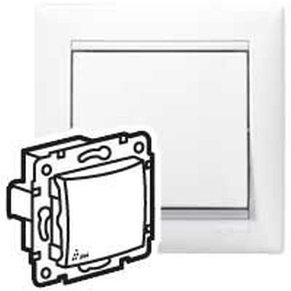 Legrand 774201 Valena fehér IP44 egypólusú kapcsoló (774201)