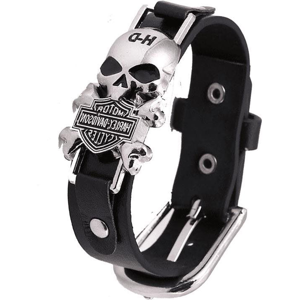 Predator Q1 HARLEY-DAVIDSON bőr karkötő