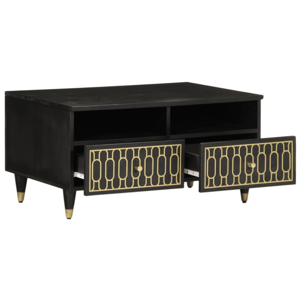 tömör mangófa dohányzóasztal 80 x 54 x 40 cm (358333)