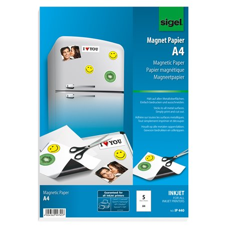 Sigel A4 mágneses papír (5 db) (IP440)