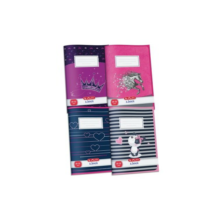 Herlitz Girls 32 lapos A5 sima füzet többfajta (09540840)