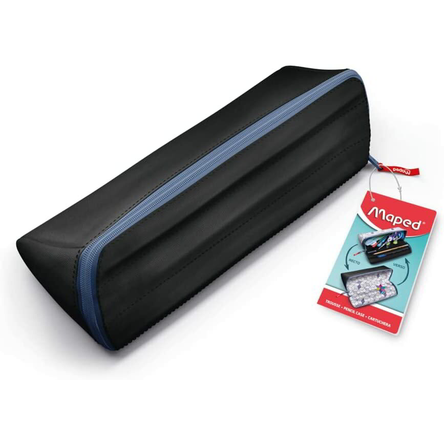 Maped Opel XXL Basic kifordítható háromszög alakú tolltartó - Fekete (931900)