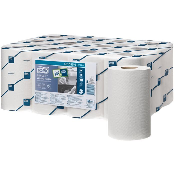 Tork Reflex mini törlőpapír, belsőmag adagolású M3 fehér (473246)