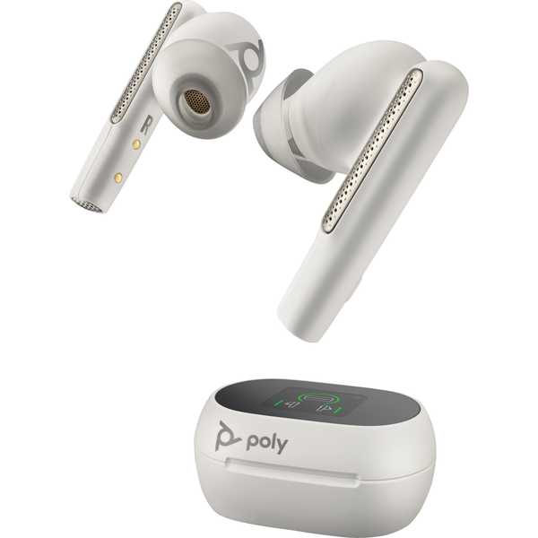 Poly Voyager Free 60/60+ White Earbuds (2 Pieces) Øretelefoner