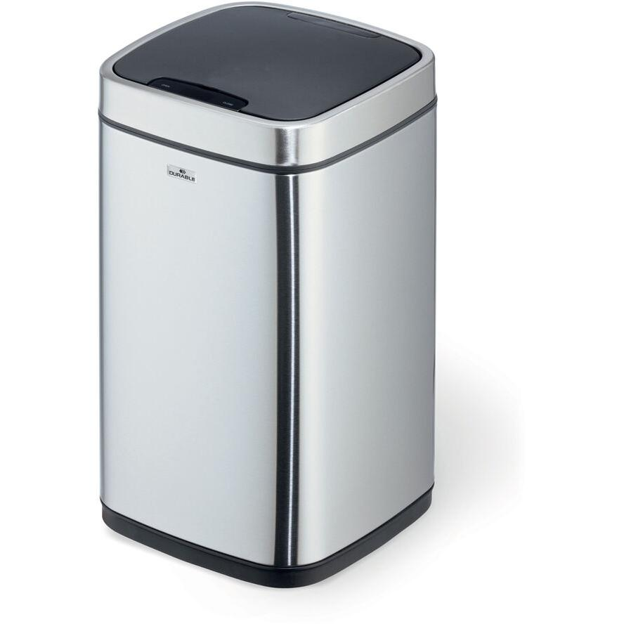Durable No Touch 12 literes szenzoros fém szemetes - Inox (342123)
