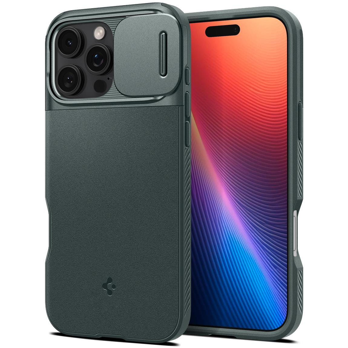 Spigen Optik Armor MagSafe Abyss Green iPhone 16 Pro Max tok (ACS08016)