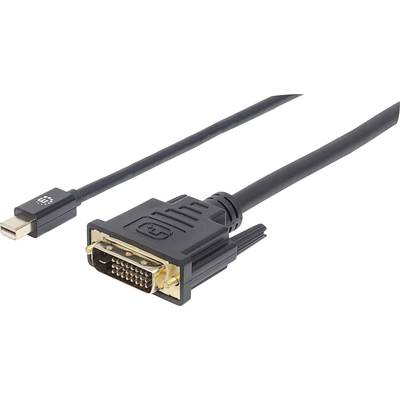 Manhattan 152150 videokabel adapter 1,8 m Mini DisplayPort DVI-D Sort