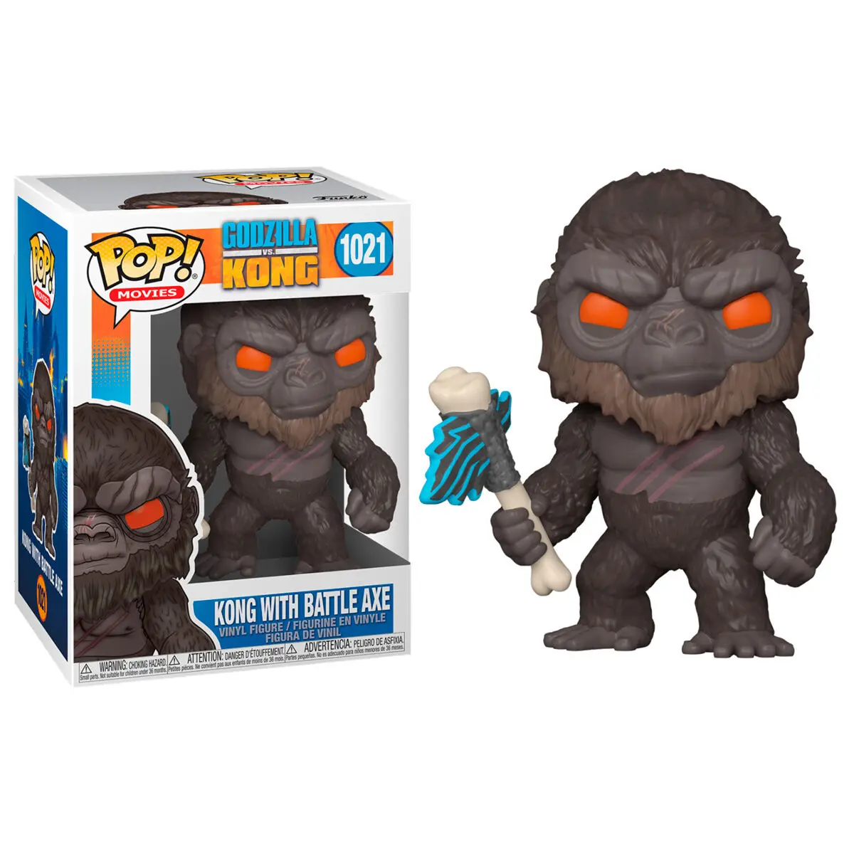 Funko POP! 1021 Movies Godzilla Vs Kong - Kong fejszével figura 9cm (FU50953)