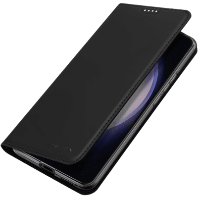 Nevox Vario Series Bookcase Samsung Galaxy S25+ Flip Telefon tok - Fekete (2460)