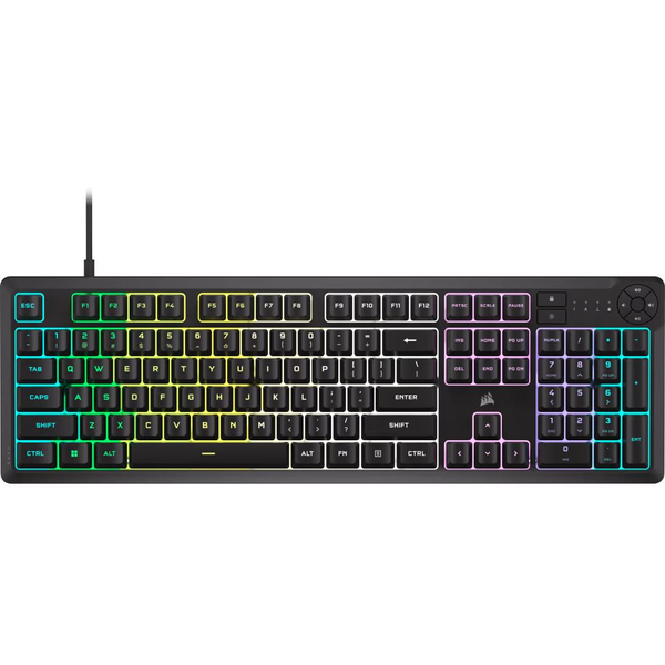 Corsair K55 CORE RGB Gaming NA billentyűzet fekete (CH-9226C65-NA)