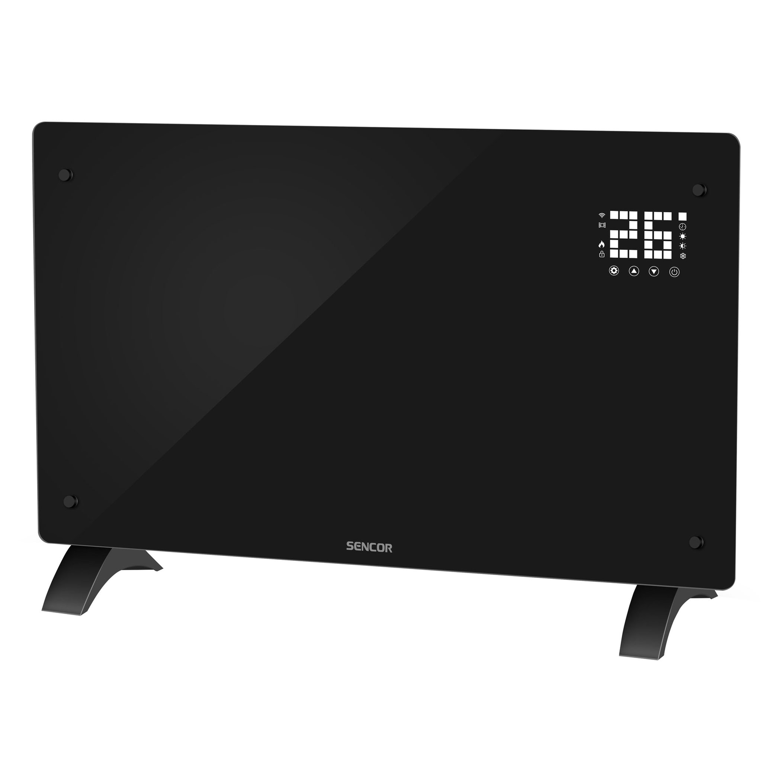 Sencor SCF 4241BK intelligens üvegkonvektor fekete (SCF 4241BK)