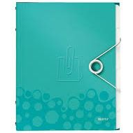 Leitz WOW Polipropilén (PP) Kék, Fémes (46330051)