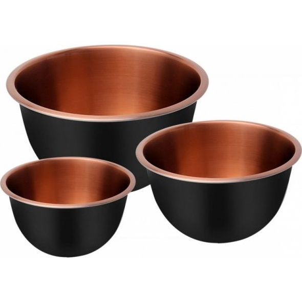 Klausberg Salátástál Készlet - 3 Darabos - Rozsdamentes Acél KB-7394 KB-7394 (KB-7394)