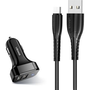USAMS Sam. nabíjení 2xUSB C13 2,1A USB-C černá/černá NTU35TC13TZ
