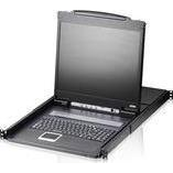 ATEN CL1308N rack console 48,3 cm (19") 1280 x 1024 Pixels Metaal, Kunststof Zwart 1U