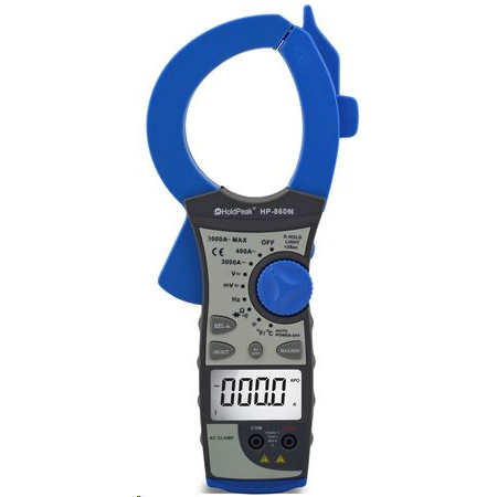 HOLDPEAK 860N Digitális lakatfogó multiméter, nagyáramú (114837) (114837)