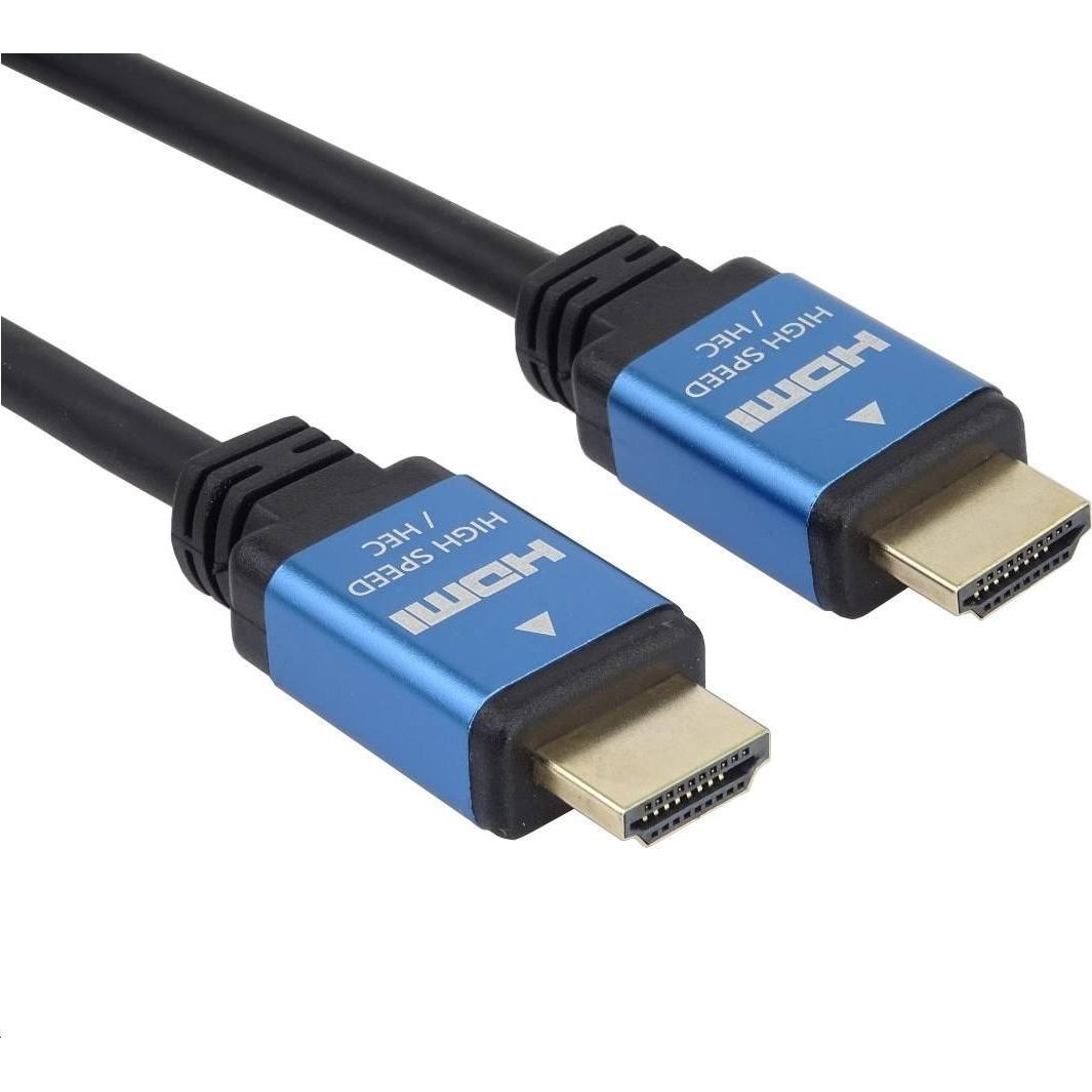 PREMIUMCORD HDMI 2.0 Összekötő Fekete-Kék 5m kphdm2a5 (kphdm2a5)