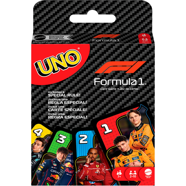 Games JMF10 brætspil UNO F1 Kortspil Afskæring