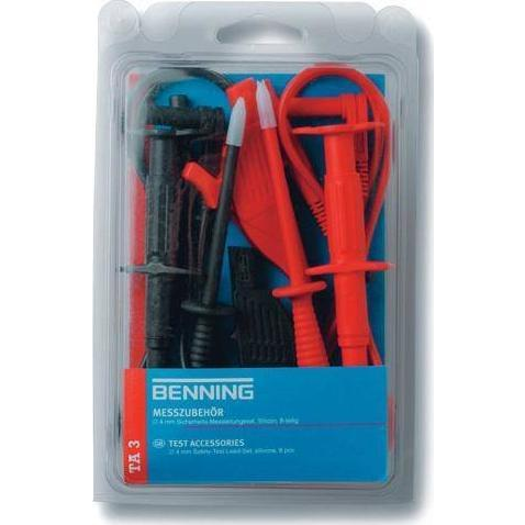 Biztonsági mérővezeték készlet, 1 m, Benning TA 3 044126 (8255859800)