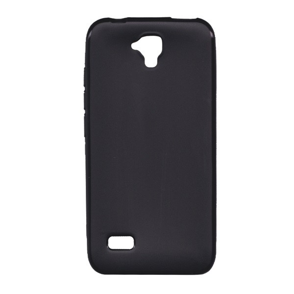 Szilikon telefonvédő (matt) FEKETE [Huawei Y5 (Y560)] (5996457592951)