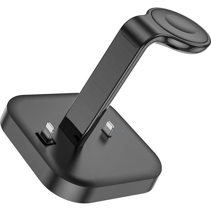 Hoco CW43 wireless töltő 3in1, fekete ( )