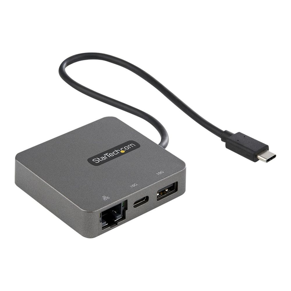 StarTech.com DKT31CHVL dokovací stanice/replikátor portů Kabel USB 3.2 Gen 2 (3.1 Gen 2) Type-C Černá, Stříbrná