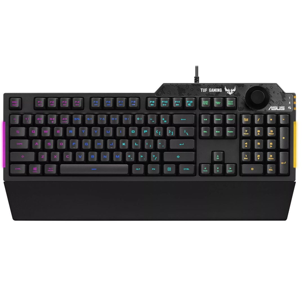 ASUS TUF GAMING K1 teclado Juego USB Negro