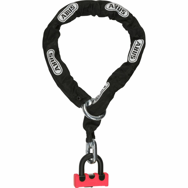 ABUS Granit Power XS 67/105HB50 +10KS120 kerékpár biztonsági lakat Piros +lánc Fekete
