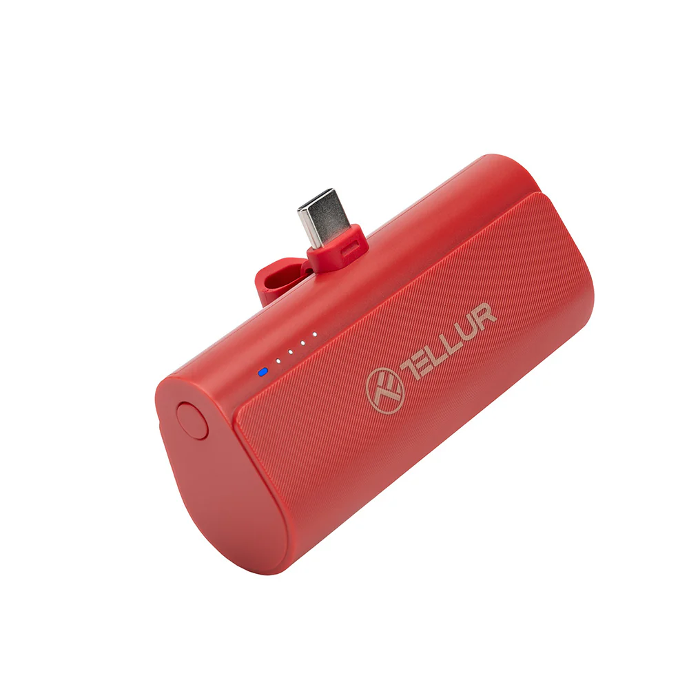 Външна батерия Tellur T-MLX56999 5000 mAh, червена