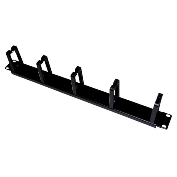 A-LANtec PK009 Kábelrendező 19"-es rack szekrényekhez Fekete