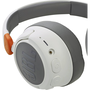 Аудио слушалки Over ear за деца JBL JR460NC, Bluetooth, Active Noise Cancelling, Микрофон, Бял